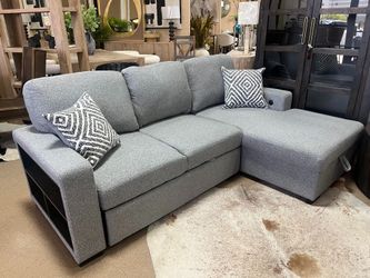 Sale!! Sale!!2 pc Contemporary Pull-Out Sleeper Sectional...