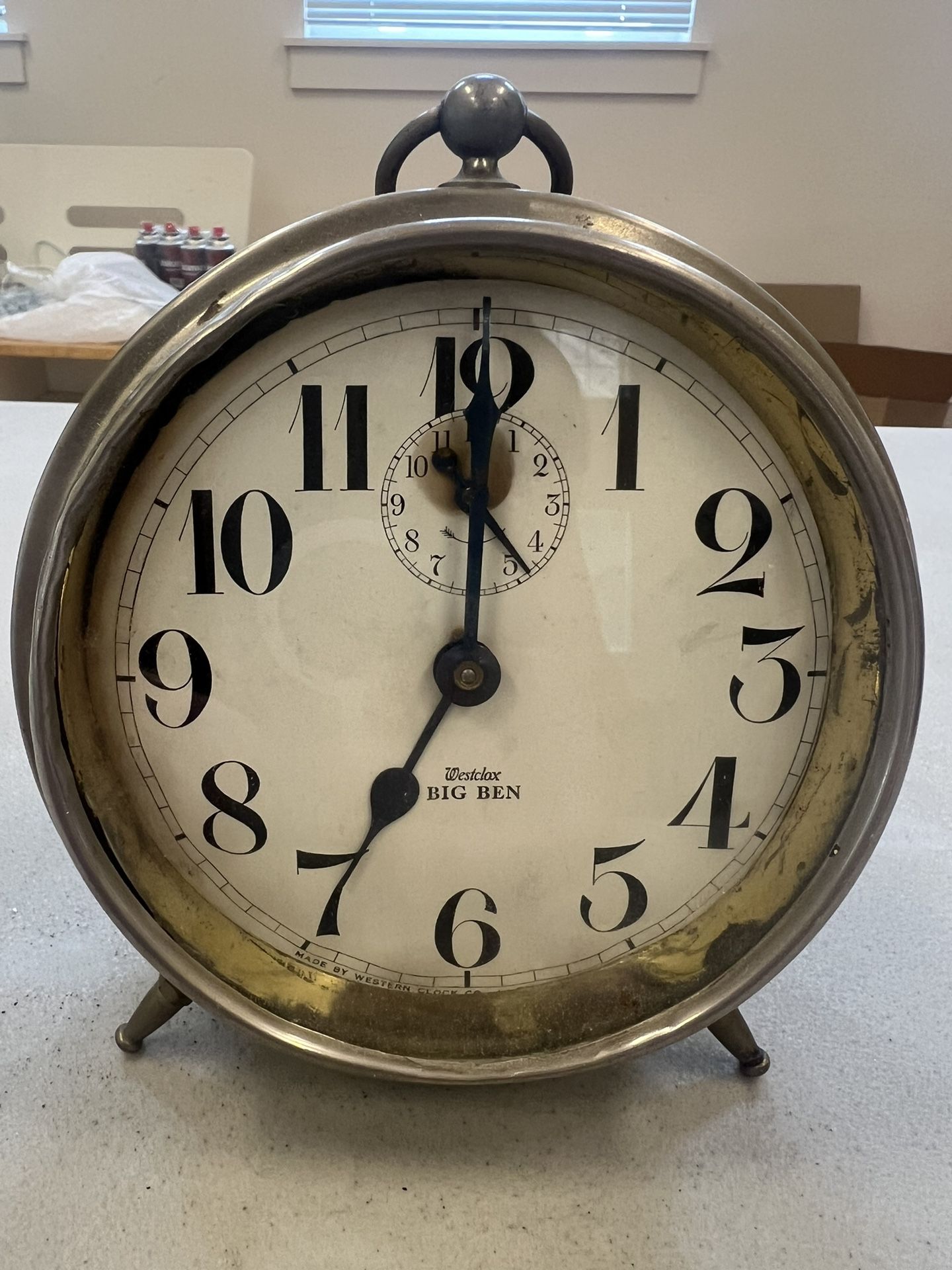 Antique 1911 Westclox Big Ben Clock Alarm Clock!
