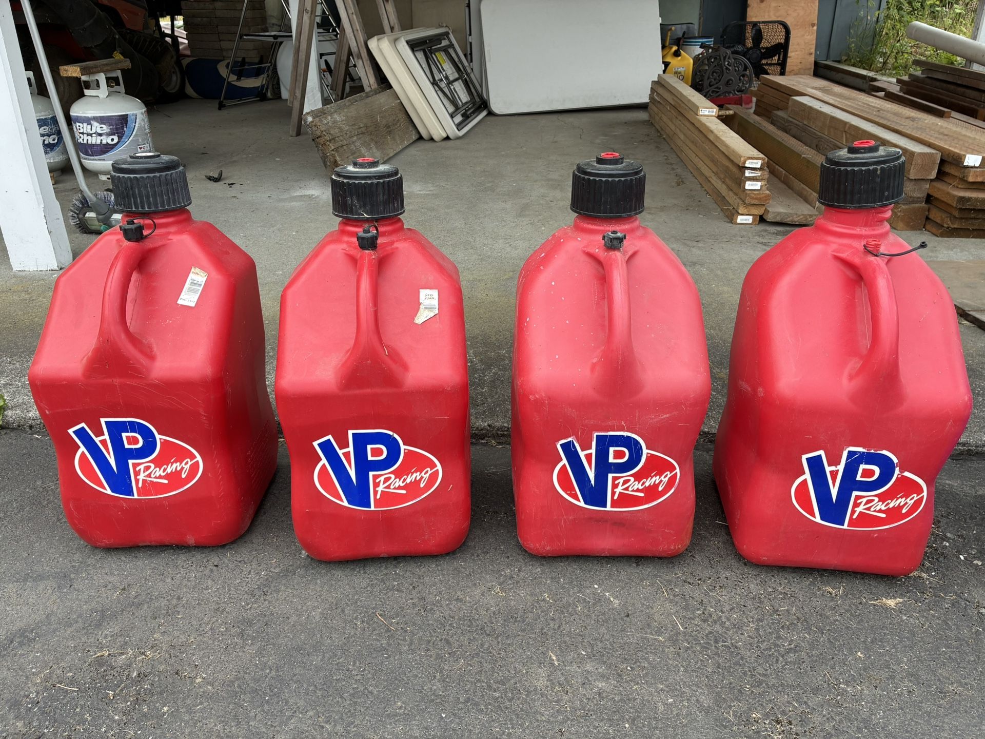 4 - VP Racing Fuel Cans