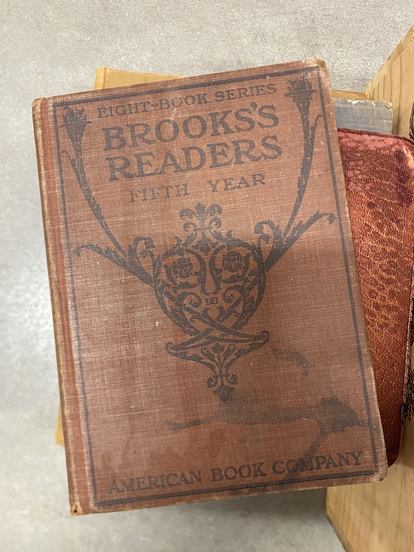 Antique book - Brooks’s Readers Fifth Year