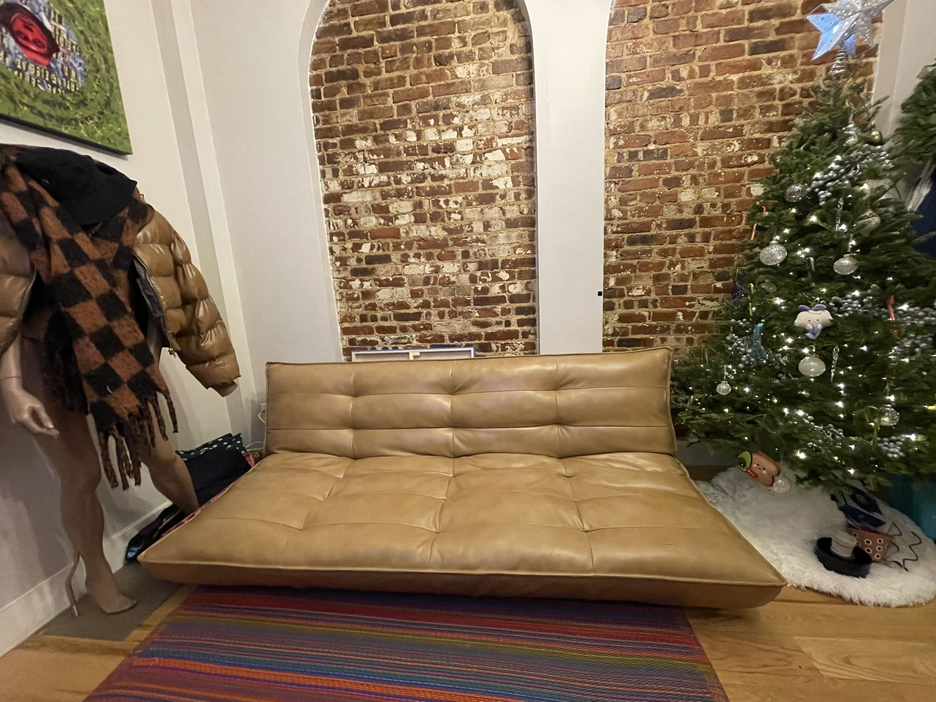 Greta Recycled Leather XL Sleeper Sofa for Sale in New York NY OfferUp