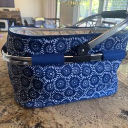 Igloo Insulated Market Tote – Foldable Picnic/Beach Cooler Basket
