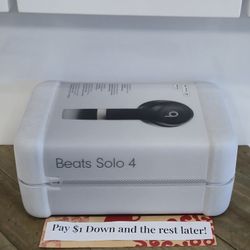 Beats Solo 4 True Wireless On Ear Headphones - Payments Available - Pay $1 Down To take It home