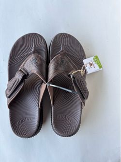 KuaiLu Men's Orthotic Cushion Flip Flops Mens Athletic Recovery Foam Walking Sandals Lightweight Summer Beach Flip-Flop Slides Shoes for Man, Soft Com
