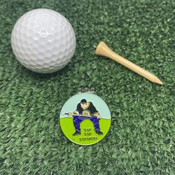 Funny Golf Ball Marker With Hat Clip