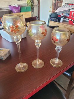 Tall Pedestal Candle Holders