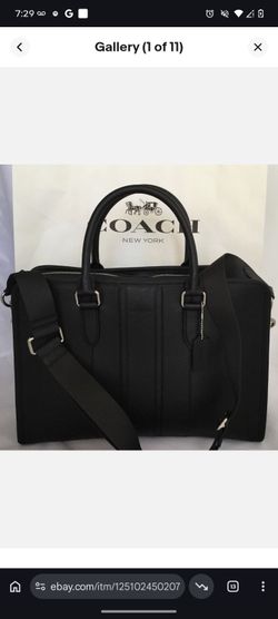 Coach Bond Leather Briefcase