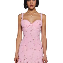 Sugar Thrillz Pink Floral Dress