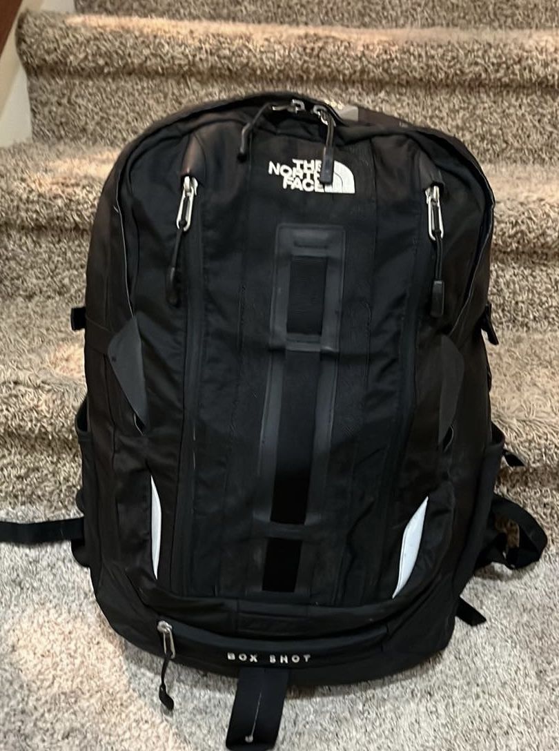 The North Face box shot backpack