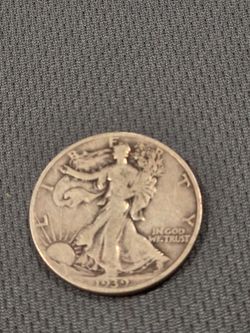 1939 Walking Liberty Silver Half Dollar Coin - 90% Silver