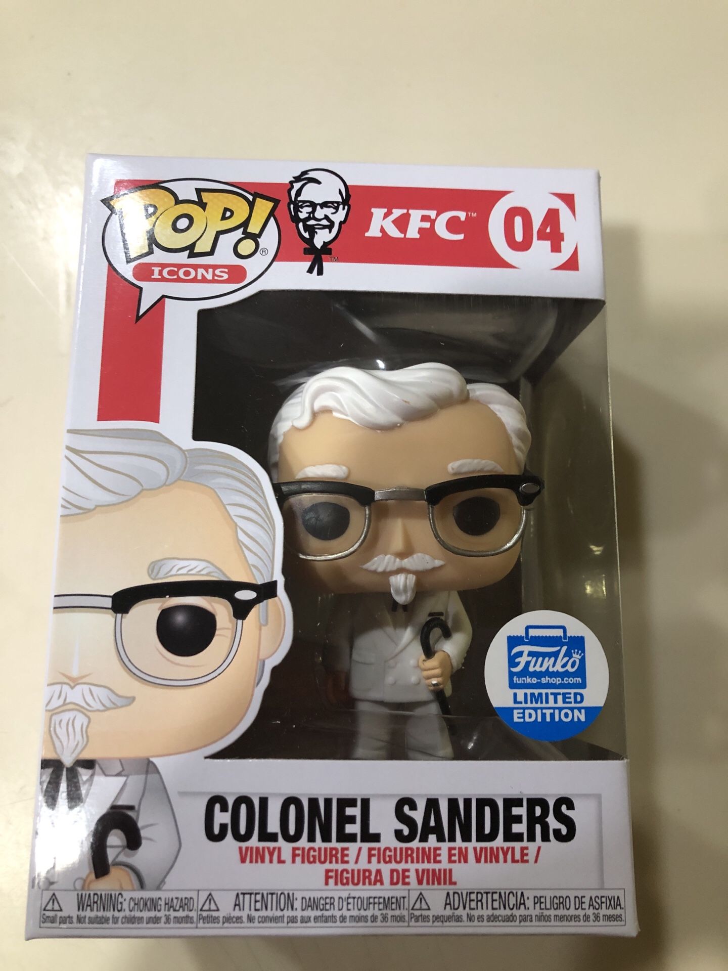 Colonel Sanders KFC Limited edition pop doll exclusive sold out