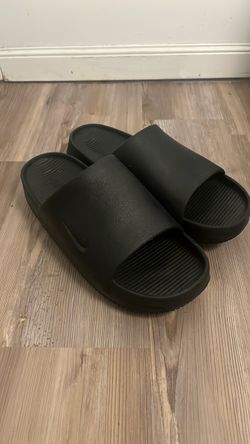 Black Nike Calm Slide Sandals Size 10