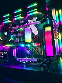 Gaming PC — Ryzen 9 5900X / Radeon 6900 XT / 32GB DDR4 / 2TB SSD / Custom Liquid Cooling Loop