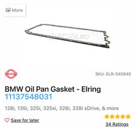 Elring BMW oil pan gasket