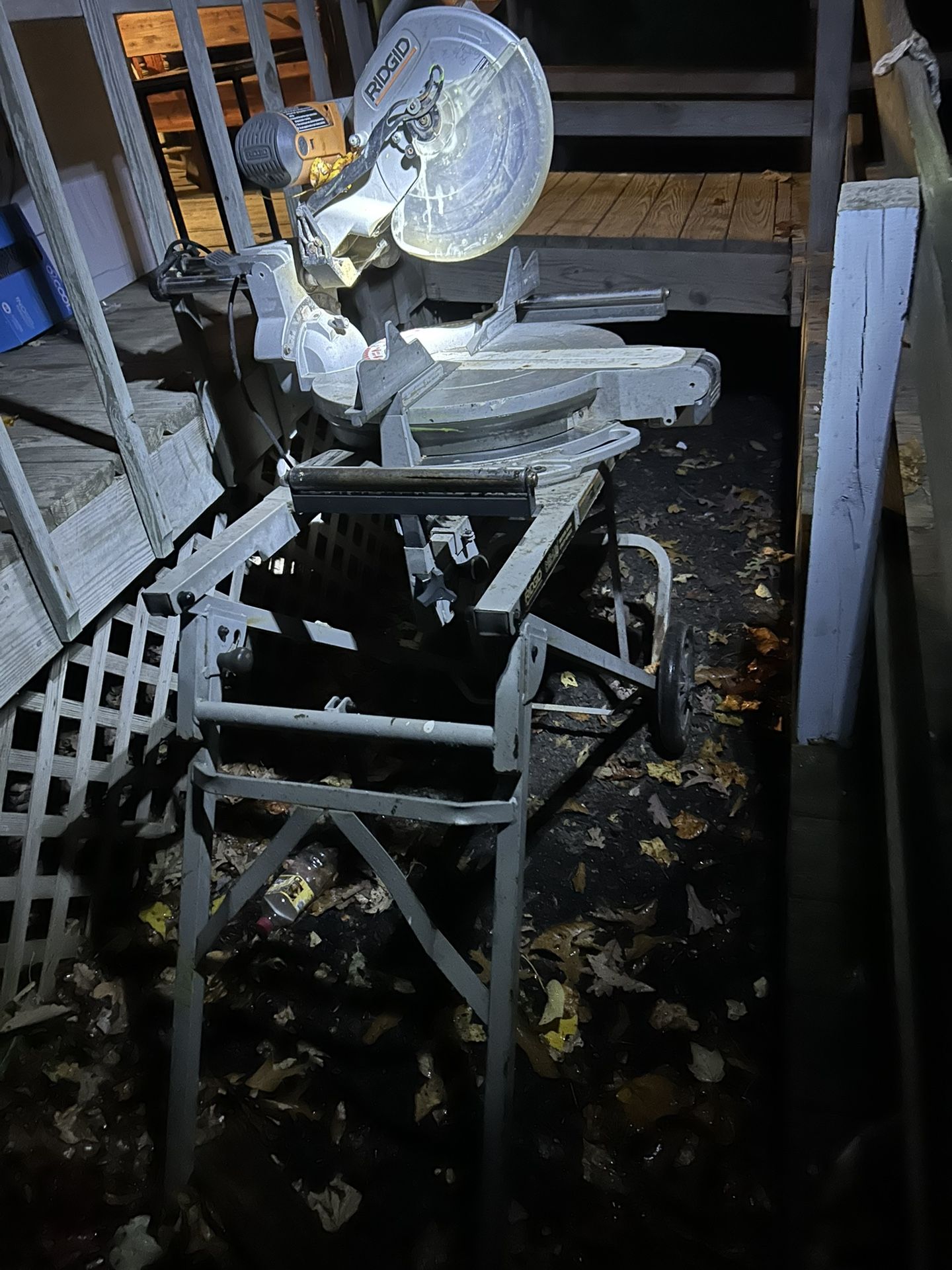 Rigid table saw On Wheels