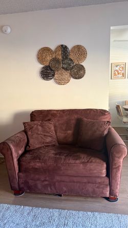 Versatile Brown Loveseat Sofa Sleeper