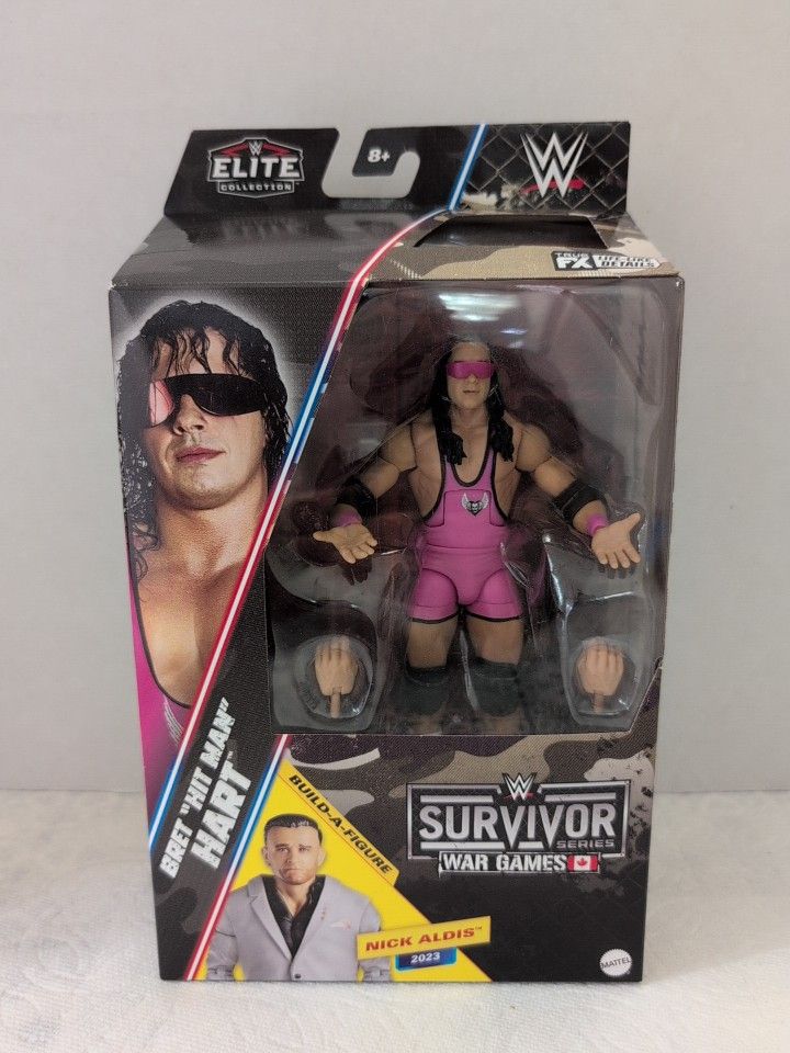 WWE Wrestling Elite Collection Bret The Hitman Hart Survivor Series War