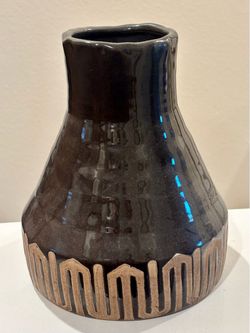 Brown Vase. Home Decor.