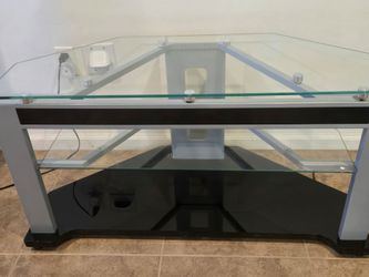 3 shelf glass stand