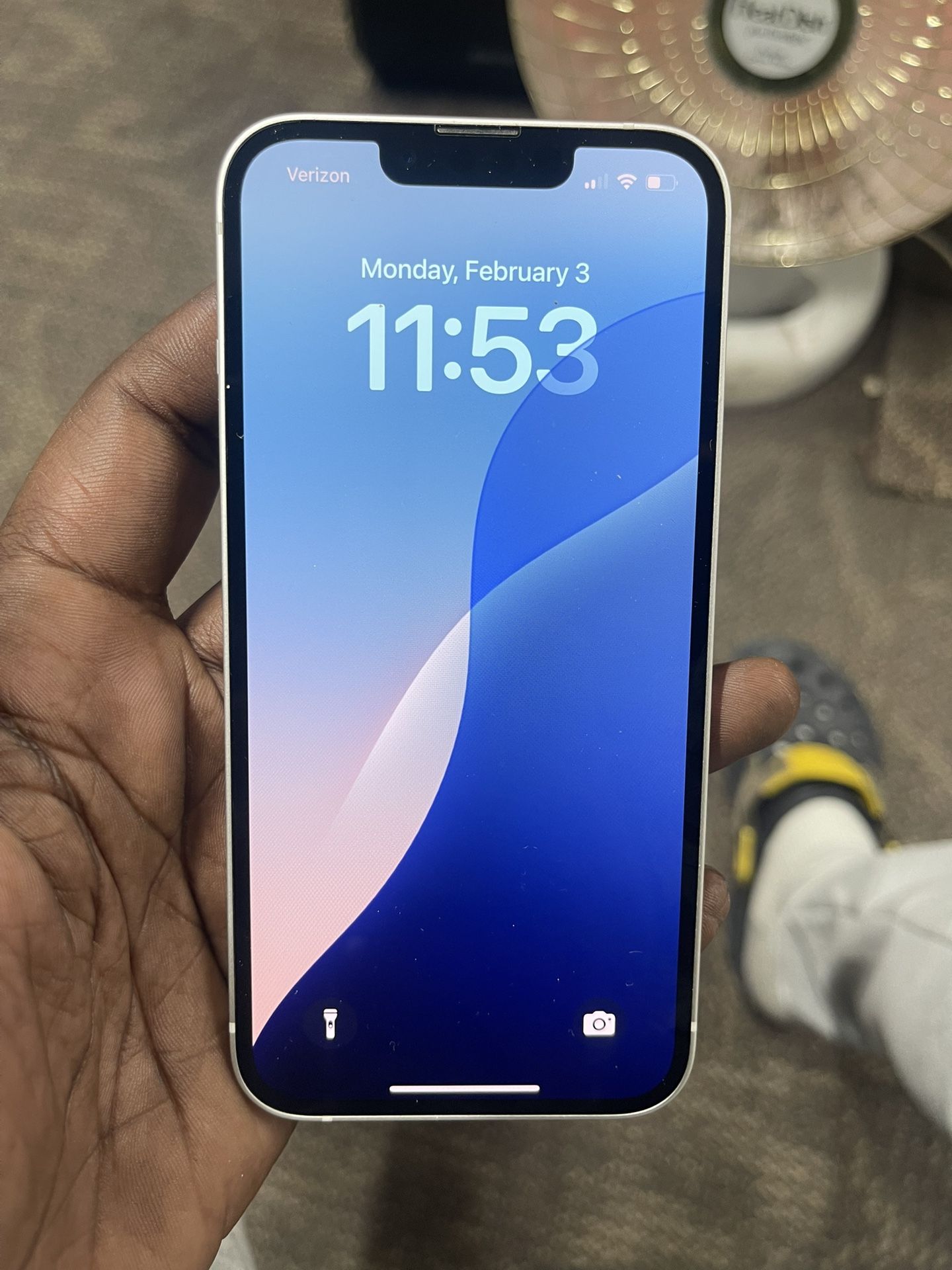 IPHONE 13 128GB UNLOCKED (White) GREAT CONDITION SELLING FOR $349‼️