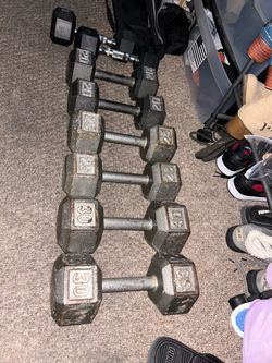 dumbbells & kettlebells $1