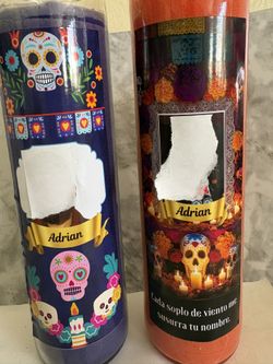 Day Of the Dead Candle