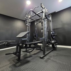 Smith Machine 2001 | Multi-Use Adj Bench | Gym Equipment | Fitness | Squat Rack | Excercise |🔴WEIGHTS AND BARBELL SOLD SEPARATELY 🔴 FREE DELIVERY 🚚