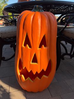 Large Halloween Jack-O-Lantern Blow Mold Decoration