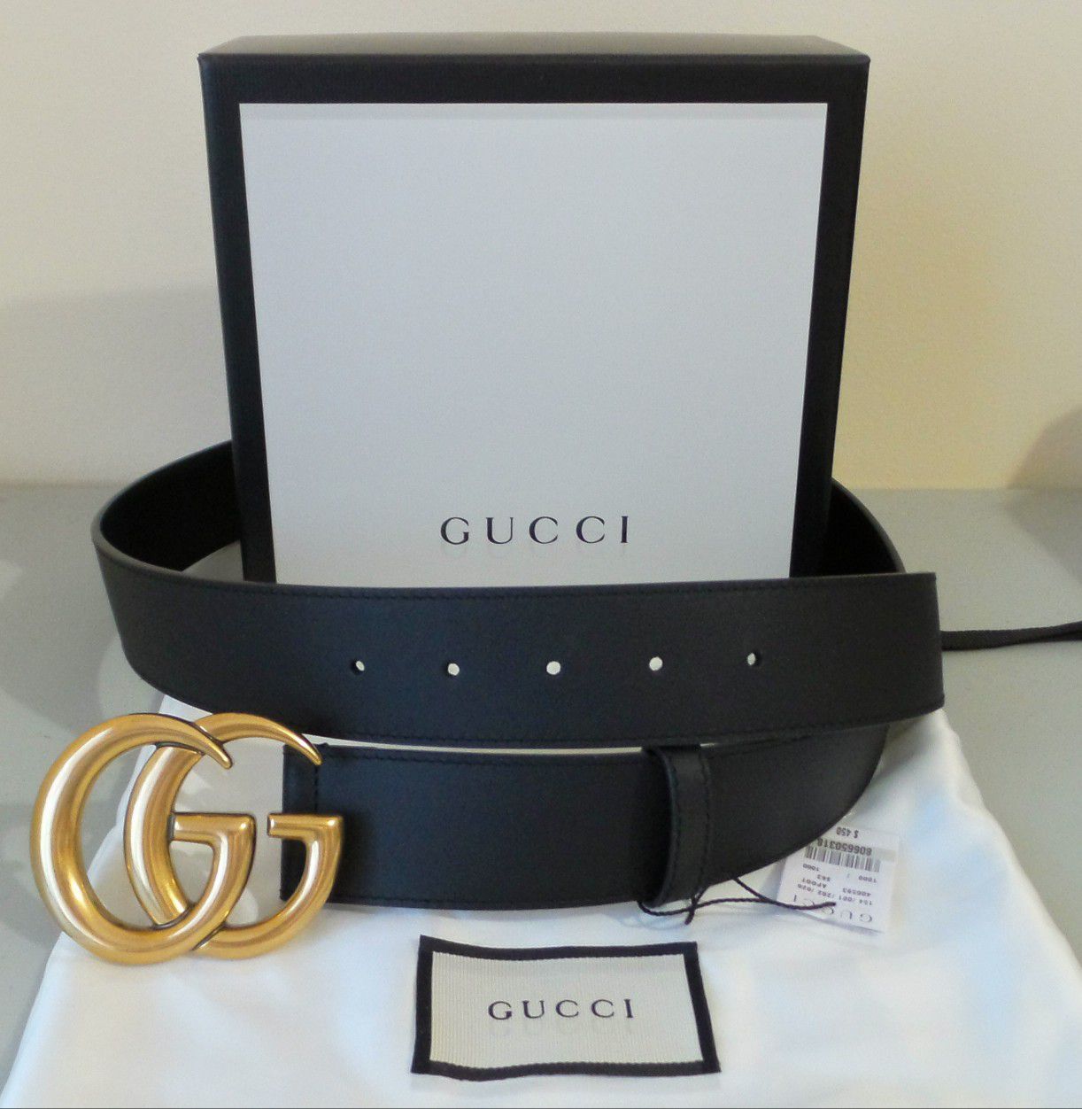 New Gucci Marmont Belt Black louis Vuitton LV Versace Ferragamo fendi wallet bag