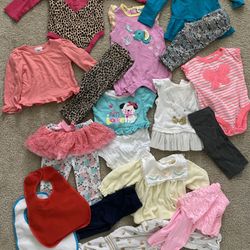Yes Baby girl toddler bundle girl clothes size  6-9 month 17 pieces $30