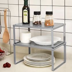 Metal Kitchen Cabinet Self Organizer (new) Silver 