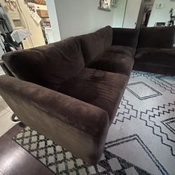 Brown Sectional Couch For Sale 