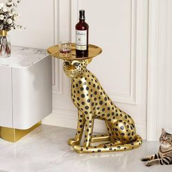 ❤️‍🔥 homary Animal Side Table with Tray Top