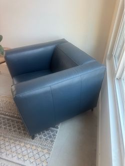 Large leather chair