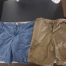 2 Nice Condition Mens Shorts Size 38