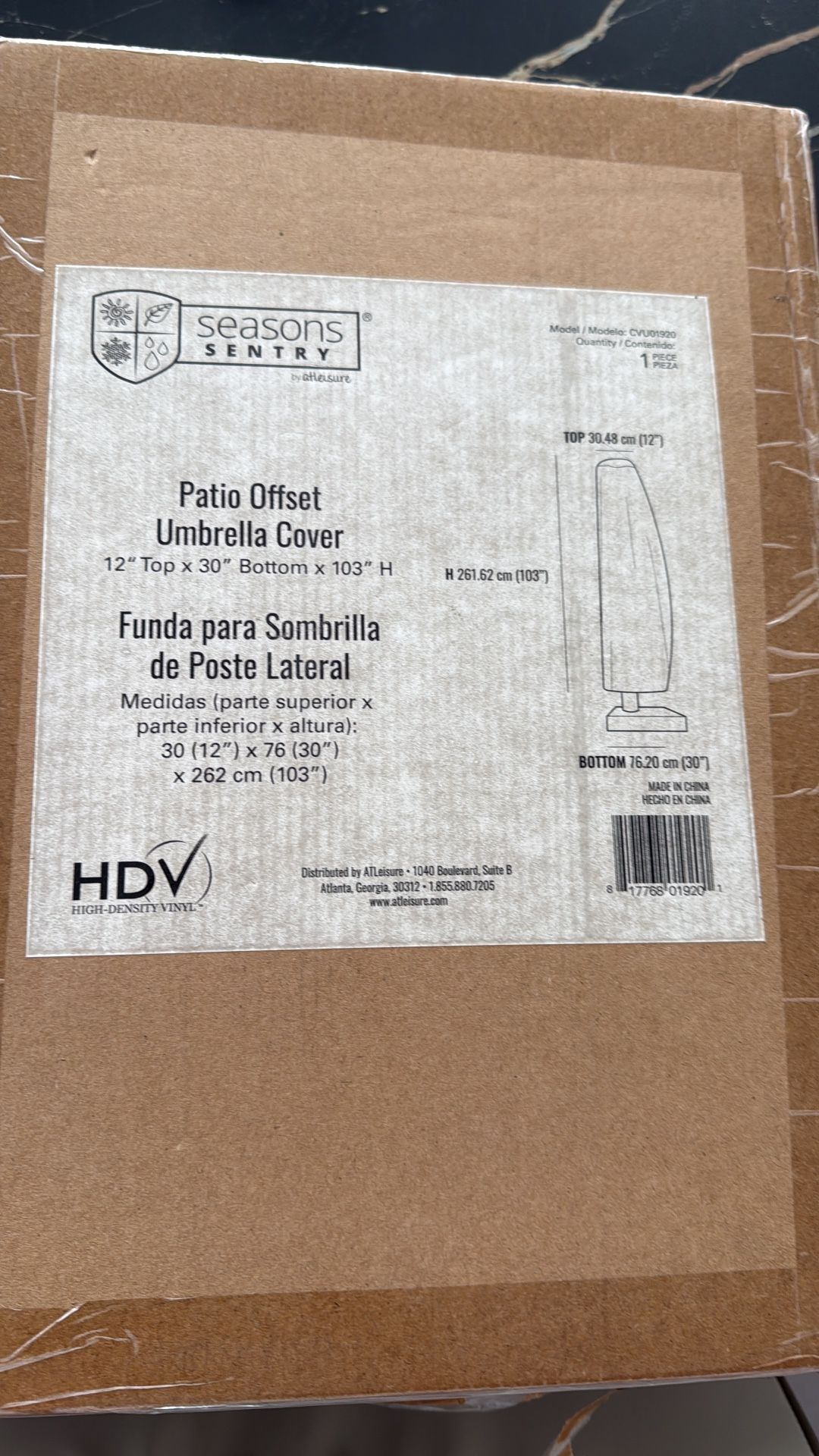 Cover For An Outdoor Umbrella