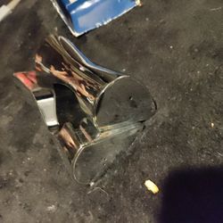 Godinger Chrome Plated Heart Salt And Pepper Shakers