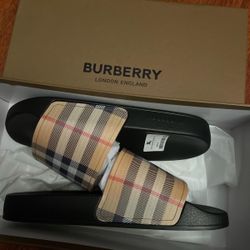 New Burberry slides