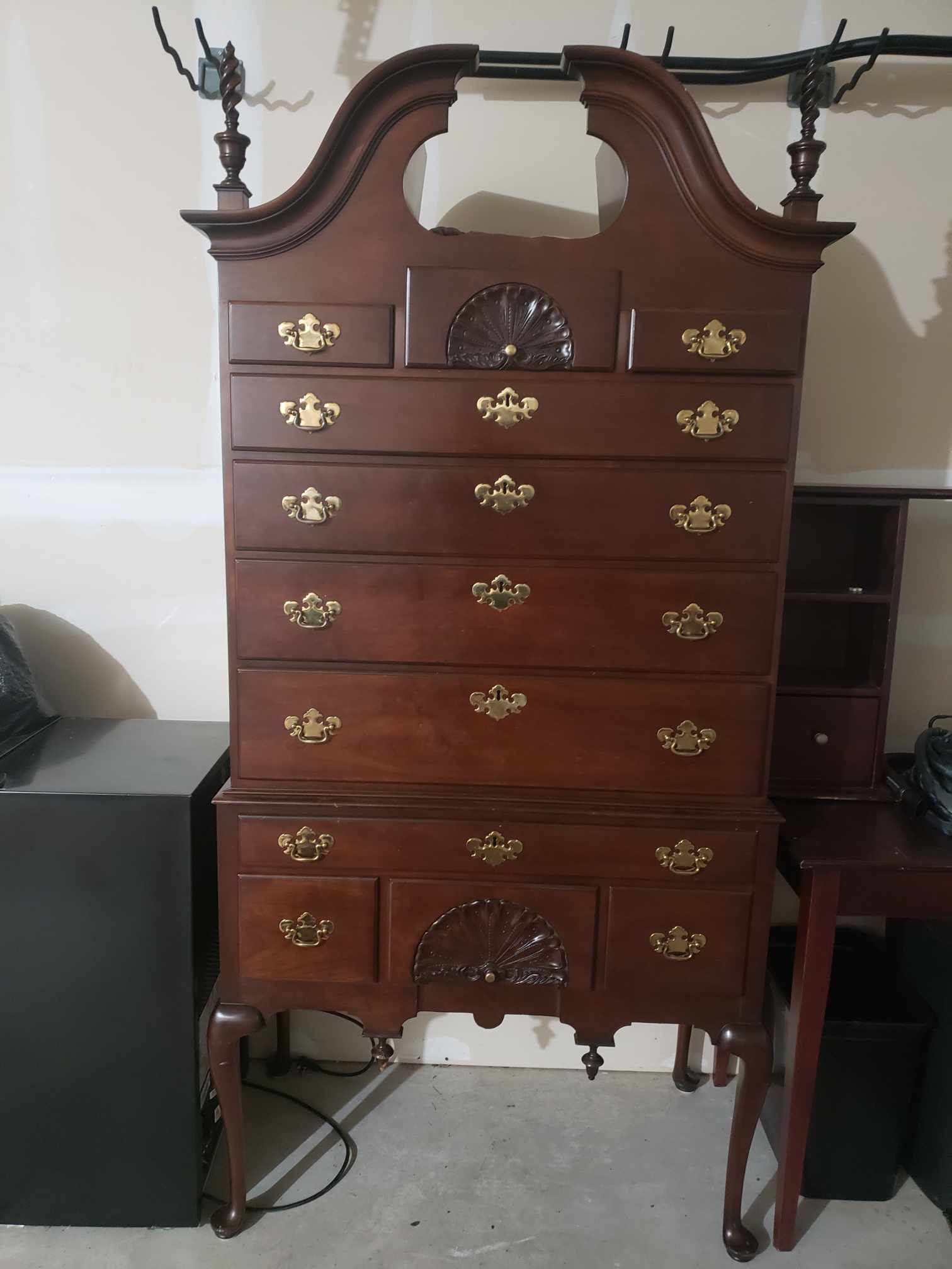 Vintage Highboy Chest, Kindel Furniture