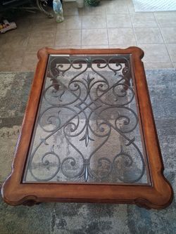 Wrought Iron Ethan Allen Table