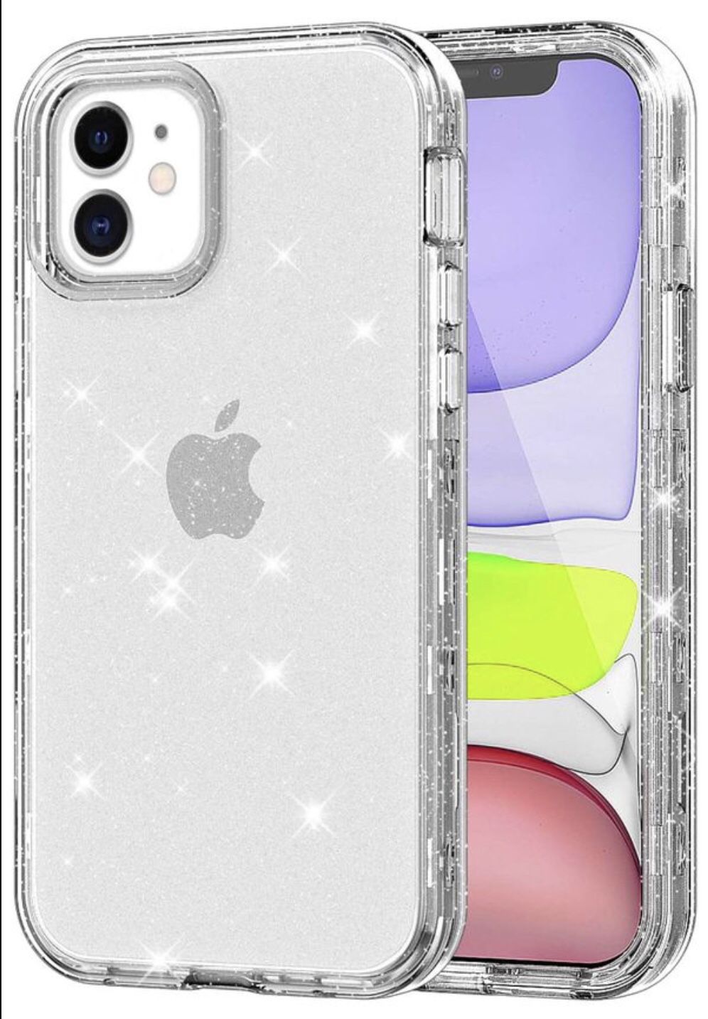 Clear glitter cases for iPhone 📱