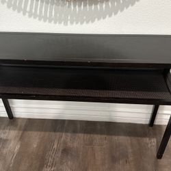 console table entryway black