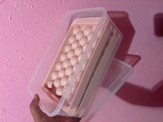 Round Ball Ice Cube Tray with Lid