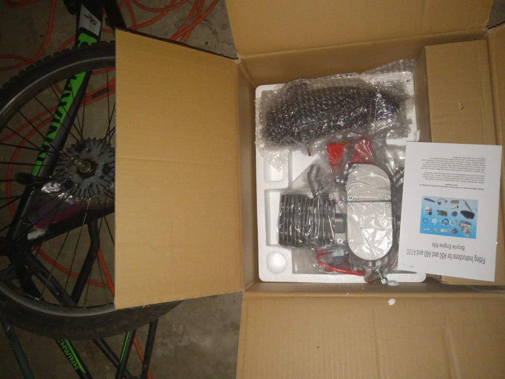 Gas Bicycle Kit, 100cc And 32t Hub, Trade For A Compressor