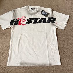 Hellstar Records Men's White Graphic T-Shirt Size