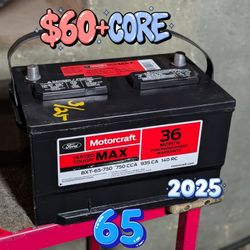 Car Battery Group Size 65