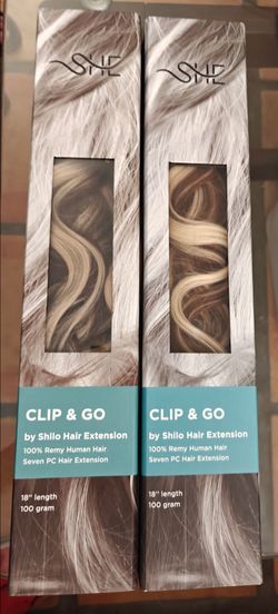 New CLIP & GO hair extension