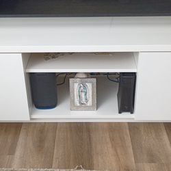 IKEA BYÅS TV Unit – White High Gloss (Already Assembled!)