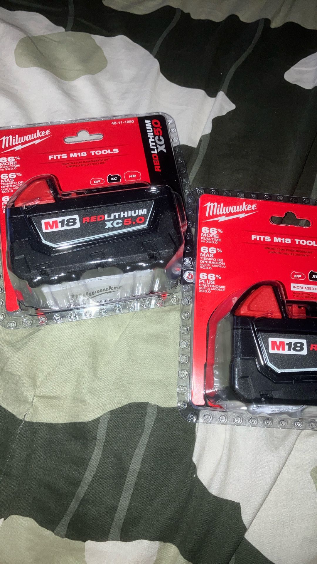 Milwaukee 2pack 180$ For Both
