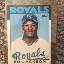 1986 Topps Traded Bo Jackson Rc Rookie